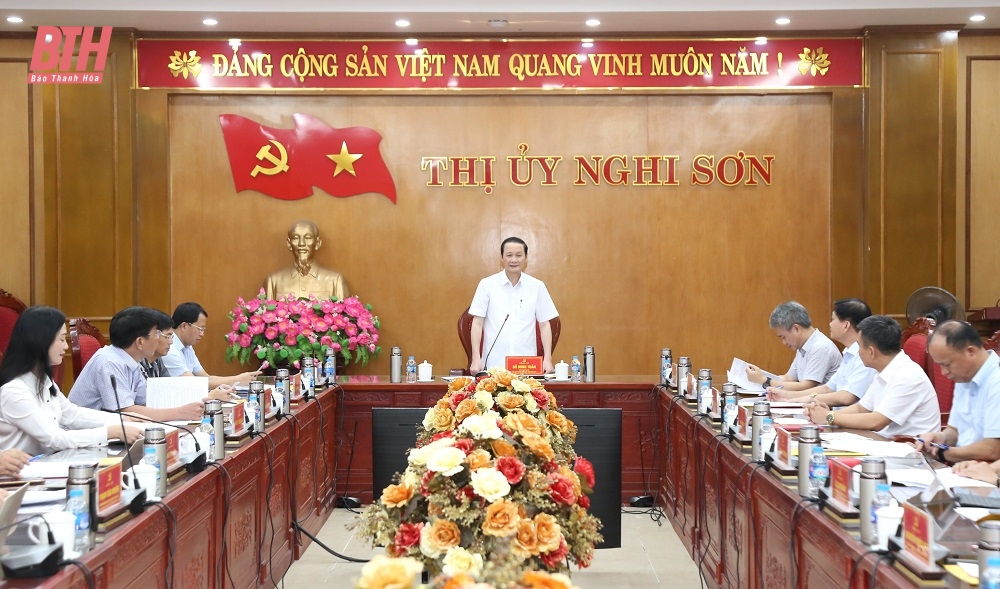 Thị xã Nghi Sơn tập trung làm tốt nhiệm vụ sắp xếp, tổ chức bộ máy theo mô hình nhà cái m88 quyền địa phương 2 cấp