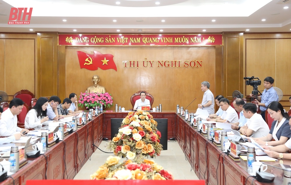 Thị xã Nghi Sơn tập trung làm tốt nhiệm vụ sắp xếp, tổ chức bộ máy theo mô hình nhà cái m88 quyền địa phương 2 cấp