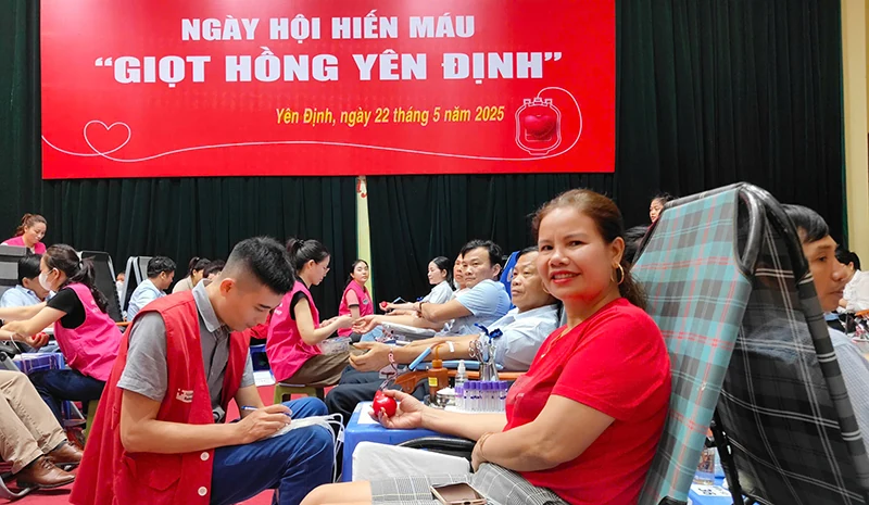 Ngày hội hiến m88 link mới nhất “Giọt hồng Yên Định” năm 2025 tiếp nhận được 635 đơn vị m88 link mới nhất