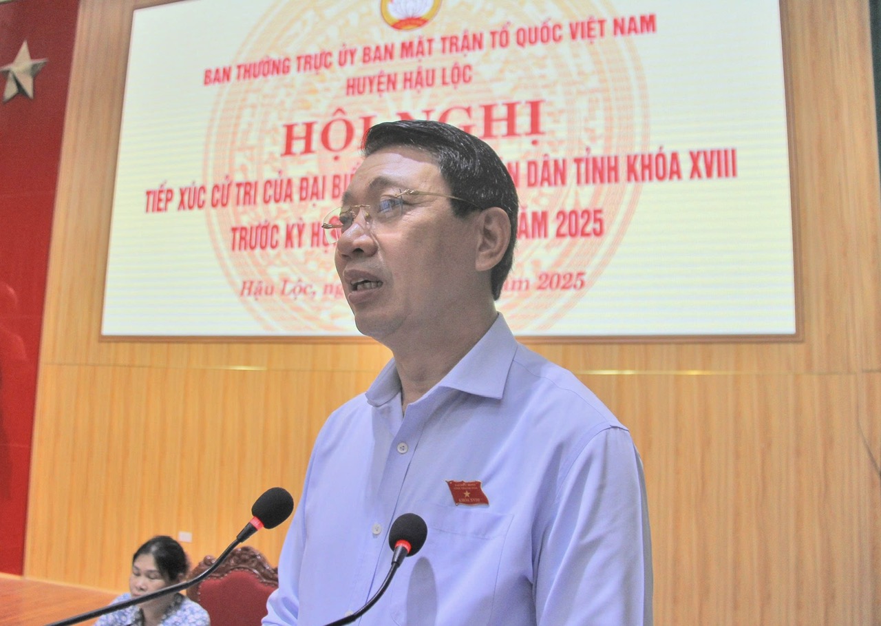 Cử tri Hậu Lộc đề nghị tỉnh có phương án xử lý tài sản công sau sáp nhập đơn vị hành chính