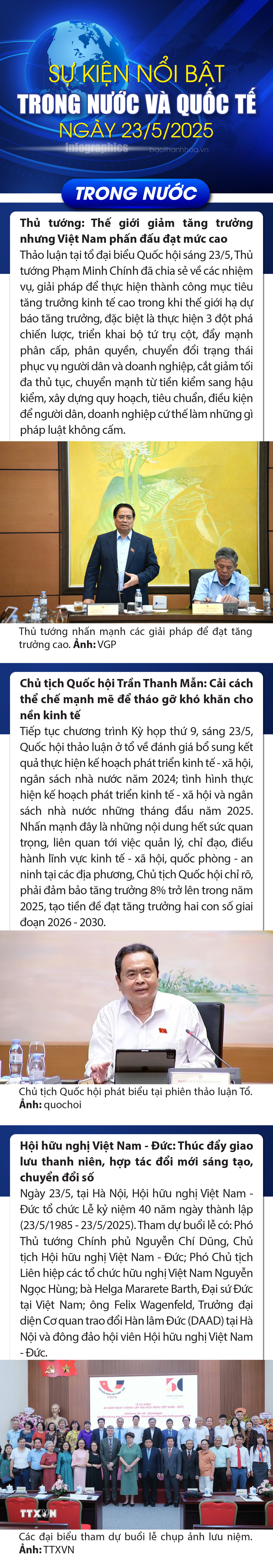 Sự kiện nổi bật trong nước, quốc tế vao m88 23/5/2025