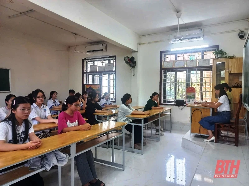 Gần 43.000 thí sinh Thanh Hóa làm thủ tục đăng ký dự thi vào lớp 10 THPT