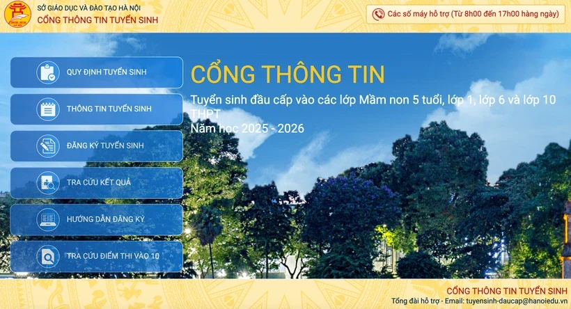 Hôm nay, phụ huynh Hà Nội thử nghiệm đăng ký tuyển sinh trực tuyến đầu cấp