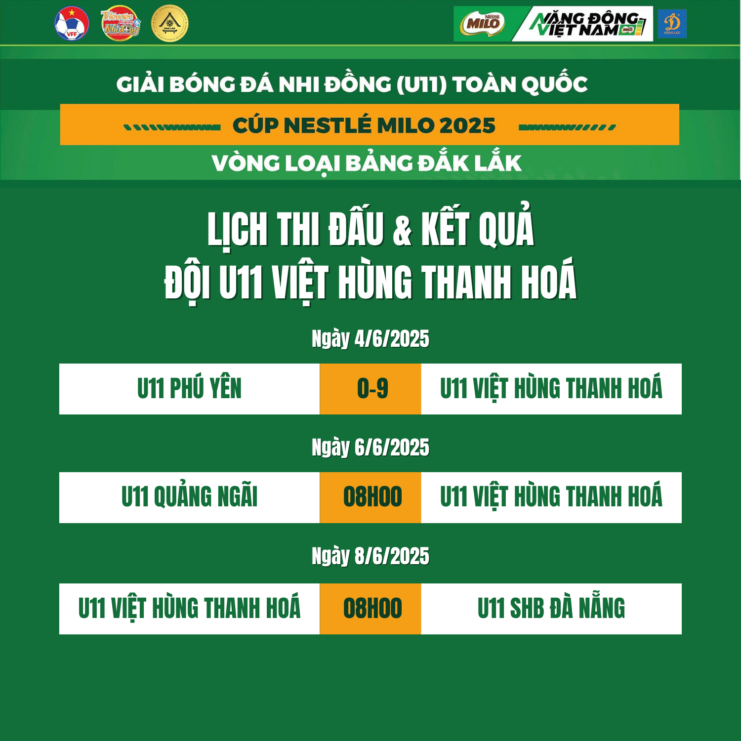 U11 Việt Hùng link đăng nhập m88 Hoá thắng trận ra quân tại vòng loại Giải Nhi đồng toàn quốc 2025 với tỷ số không tưởng