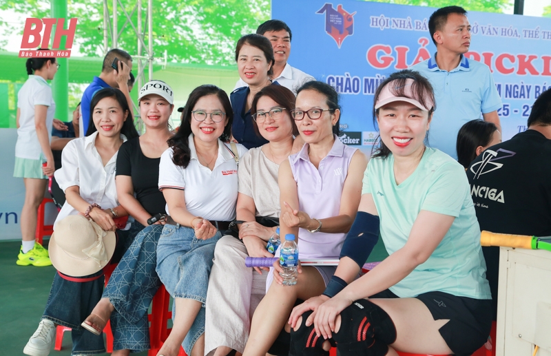 Gần 100 VĐV tranh tài tại Giải Pickleball chào mừng kỷ niệm 100 năm ngày Báo chí Cách mạng Việt Nam