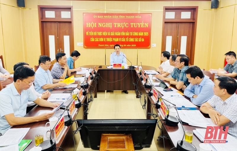 Thúc đẩy tiến độ giải ngân vốn đầu tư công link vào m88 bhki dự án thuộc Tổ công tác số 4