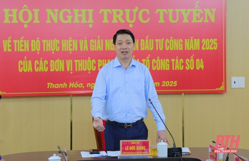 Thúc đẩy tiến độ giải ngân vốn đầu tư công link vào m88 bhki dự án thuộc Tổ công tác số 4
