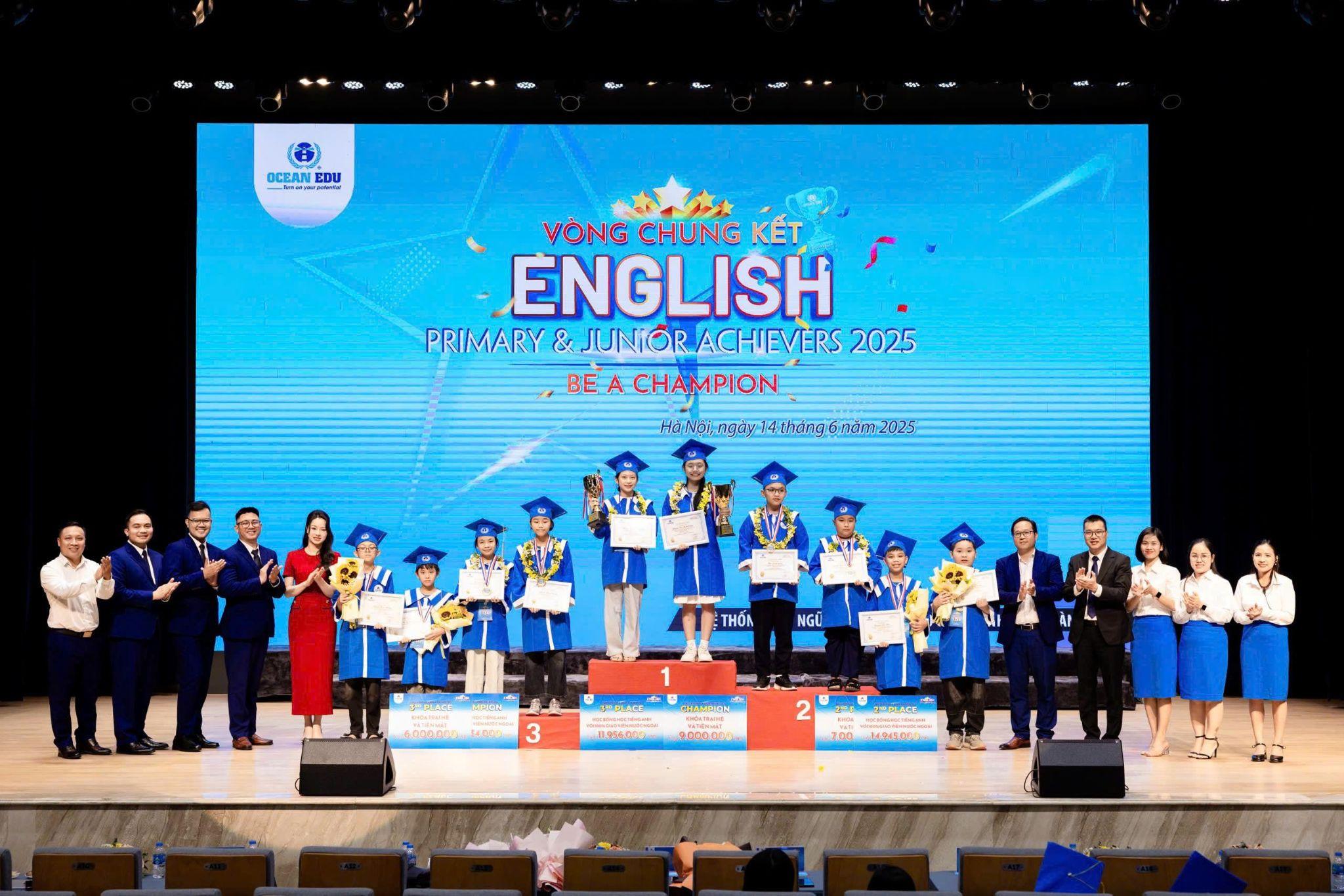 Hành trình chinh phục đỉnh cao Anh ngữ với English Primary & Junior Achievers 2025