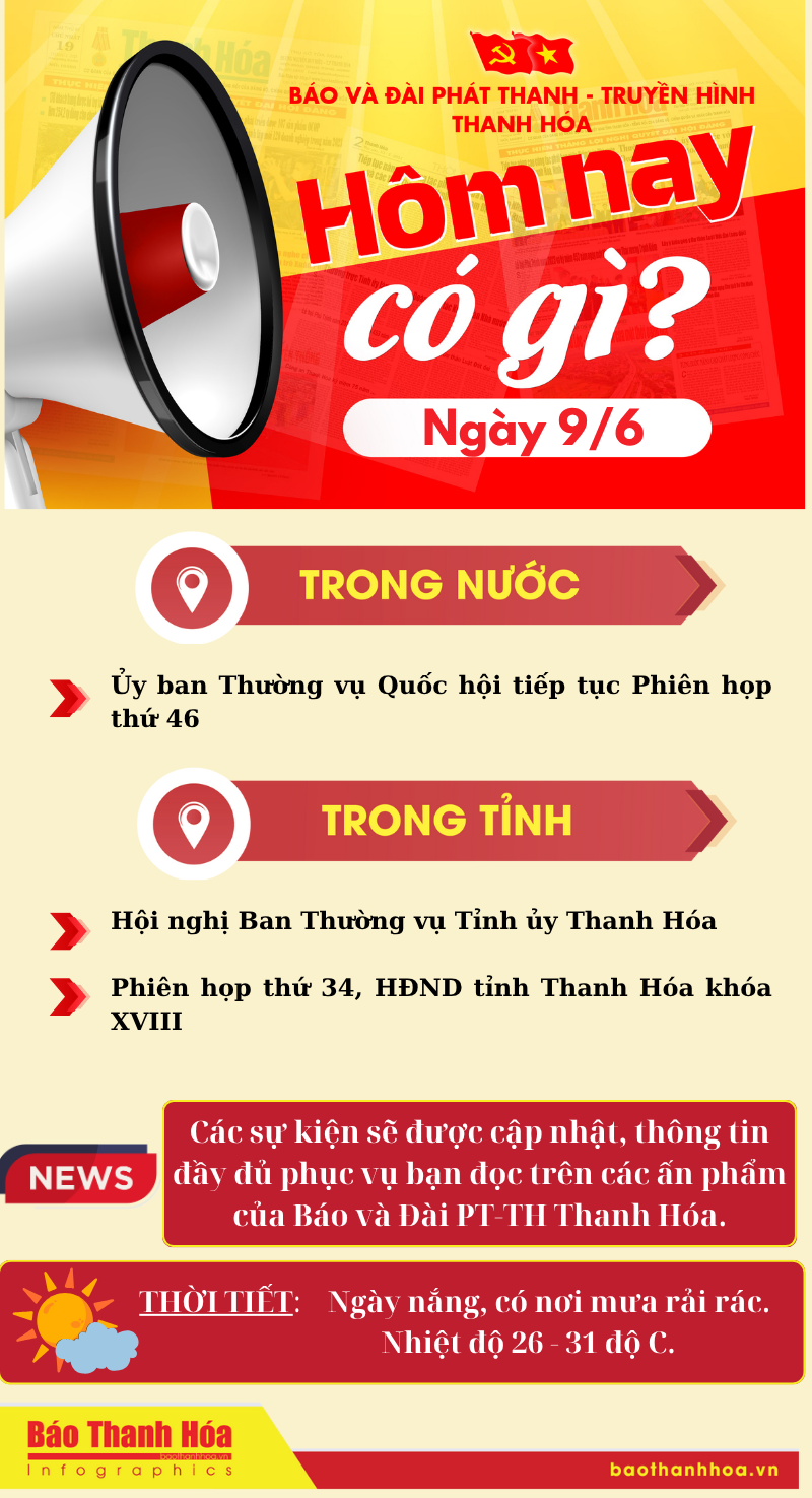 Hôm nay có gì? - nhà cái m88 9/6/2025