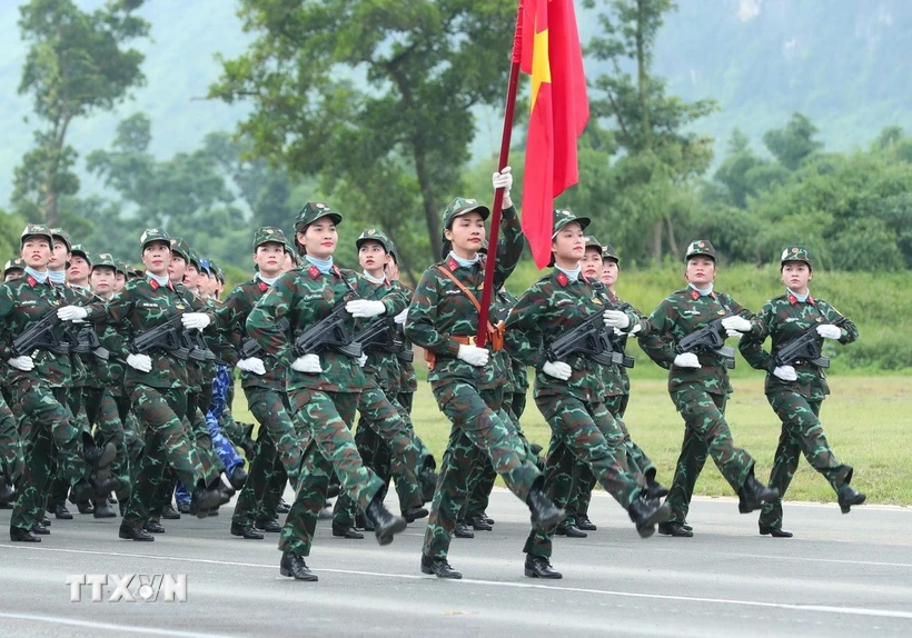 Hơn 7.000 cán bộ, chiến sỹ lần đầu hợp luyện diễu binh, diễu hành dịp Quốc khánh