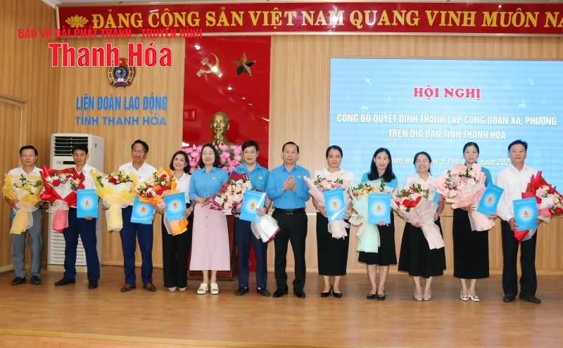 Công bố Quyết định link m88 41 công đoàn xã, phường