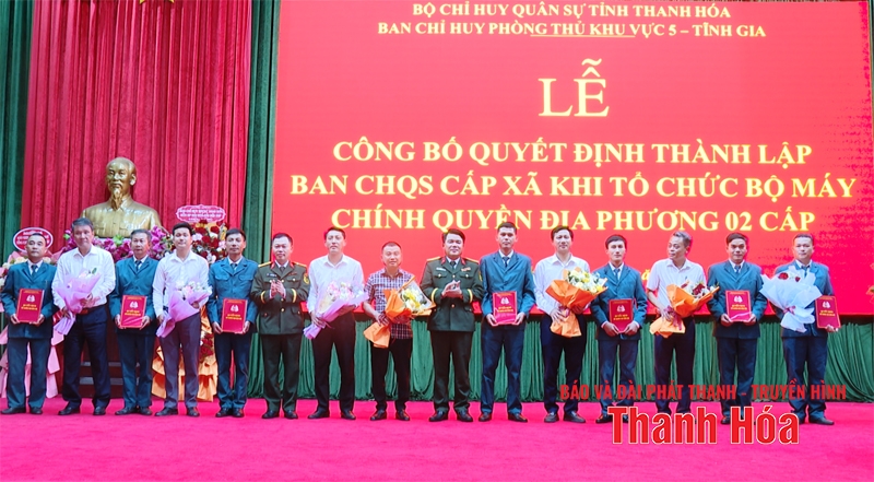 Bộ Chỉ huy quân sự m m88 công bố thành lập Ban Chỉ huy quân sự xã