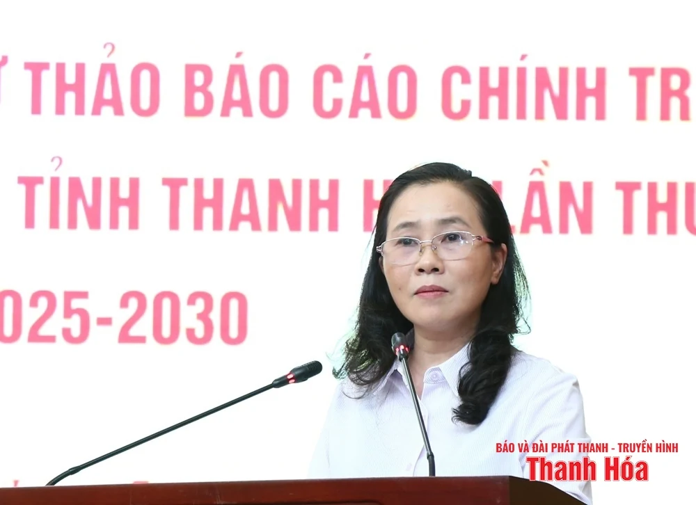 Góp ý, phản biện xã hội dự thảo Báo cáo chính trị trình Đại hội đại biểu Đảng bộ tỉnh Thanh Hóa lần thứ XX