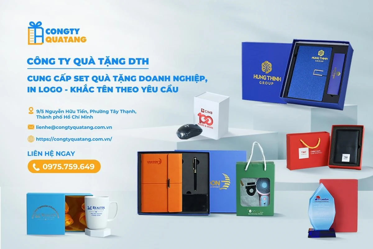 +5 mẫu set quà tặng doanh nghiệp bán chạy nhất tại Công ty Quà tặng DTH