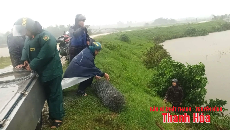 Xử lý sạt trượt mái đê cống Đồng Đền 2 tại m88 the thao