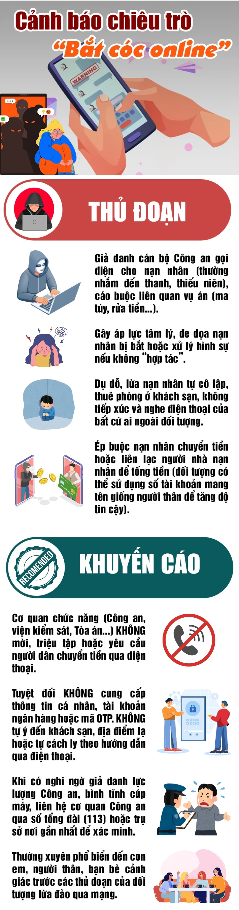 Cảnh báo chiêu trò “Bắt cóc online”