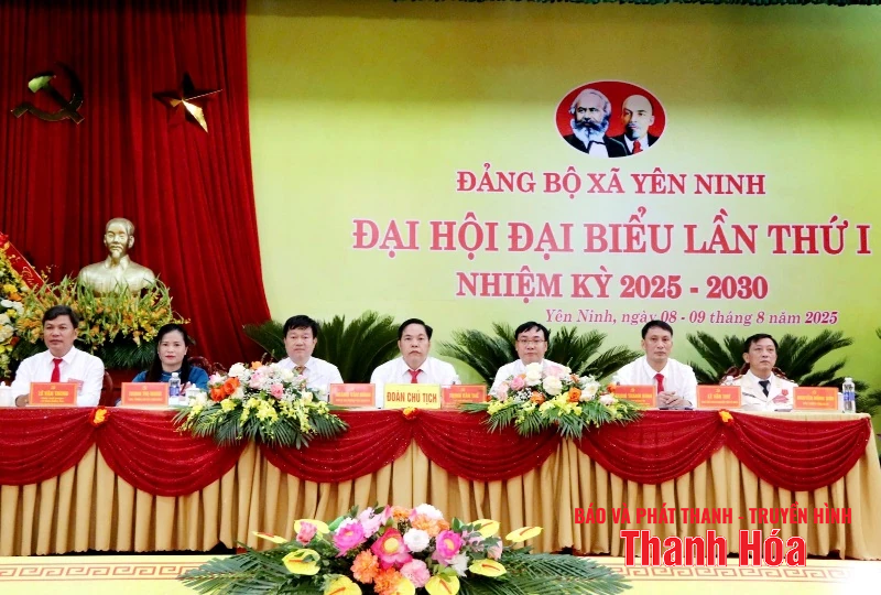 Phó Chủ tịch Thường trực HĐND tỉnh Lê Tiến Lam dự Đại hội Đại biểu đảng bộ xã Yên Ninh lần thứ I