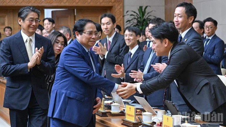 Thủ tướng Phạm Minh Chính tọa đàm với các doanh nghiệp Nhật Bản