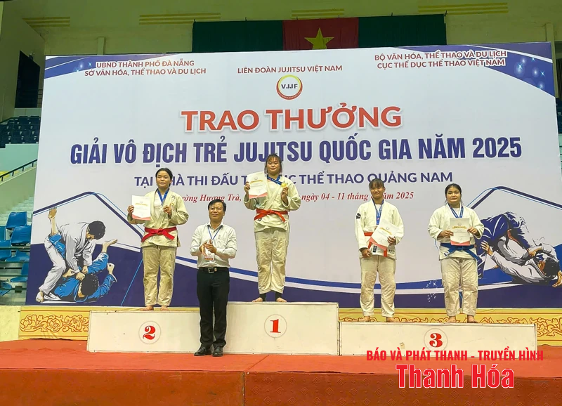 Thanh Hóa giành 20 huy chương tại Giải vô địch trẻ Jujitsu quốc gia