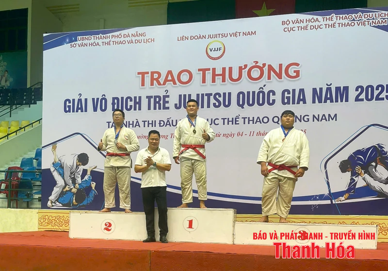 Thanh Hóa giành 20 huy chương tại Giải vô địch trẻ Jujitsu quốc gia