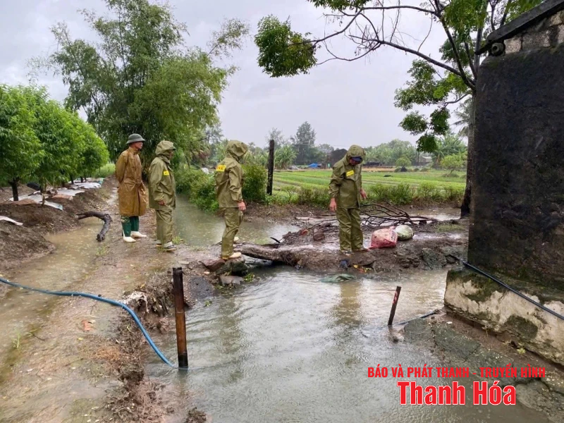 Ngập lụt, chia cắt cục bộ; bước đầu ghi nhận nhiều thiệt hại về nhà cửa, hoa màu