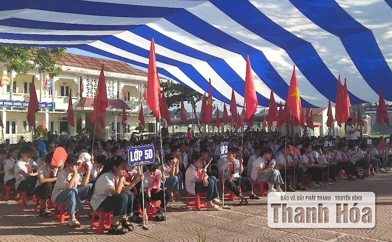 Các trường học trên địa bàn tỉnh Thanh Hóa long trọng tổ chức Lễ khai giảng “đặc biệt”