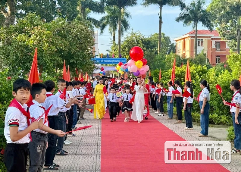 Các trường học trên địa bàn tỉnh Thanh Hóa long trọng tổ chức Lễ khai giảng “đặc biệt”