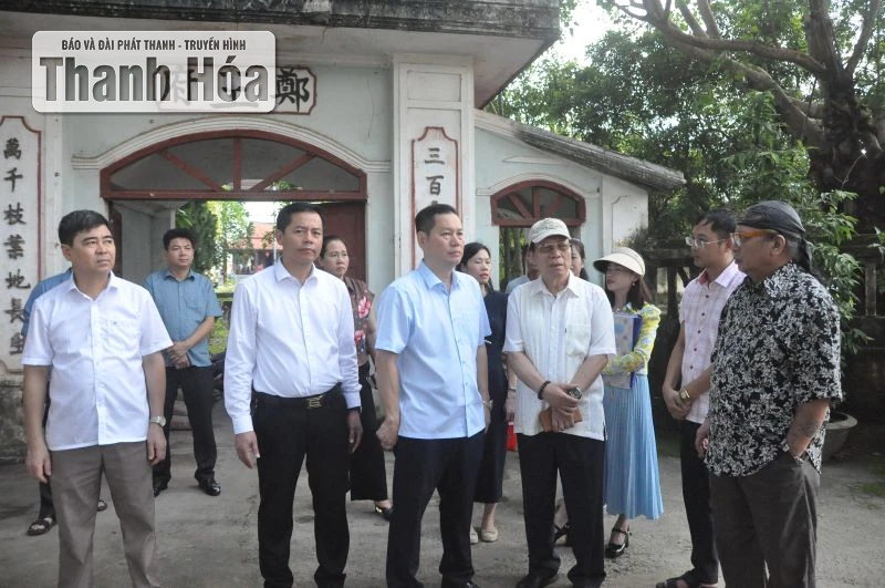 Đẩy nhanh tiến độ các dự án tôn tạo Khu di tích Phủ Trịnh và Khu di tích Lăng miếu Triệu Tường