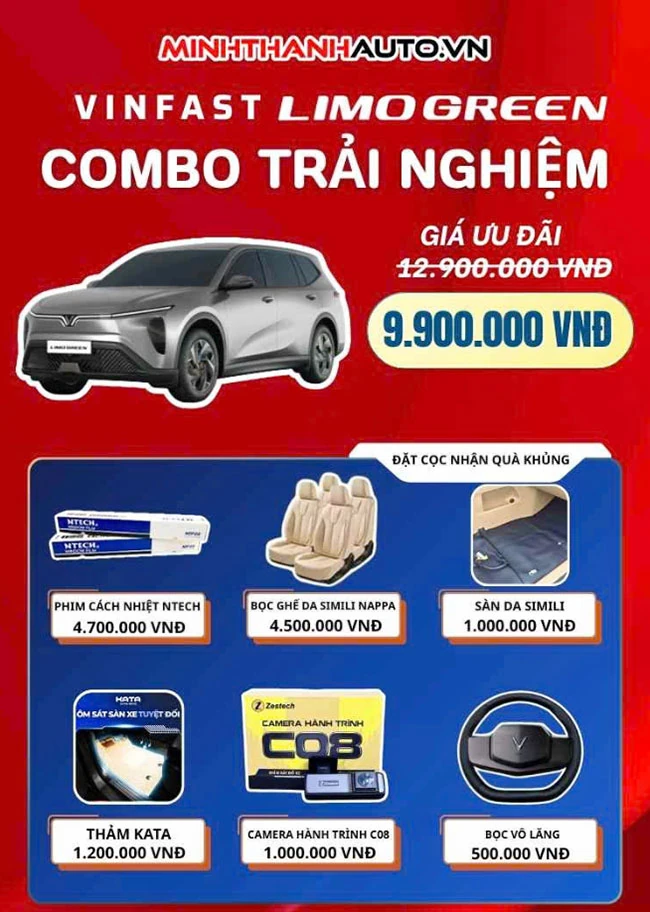 Độ Limo Green: Top 3 Combo [Đẹp+Rẻ] Phụ kiện Vinfast mà tài xế nên lắp