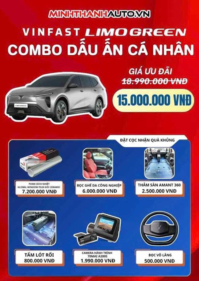 Độ Limo Green: Top 3 Combo [Đẹp+Rẻ] Phụ kiện Vinfast mà tài xế nên lắp