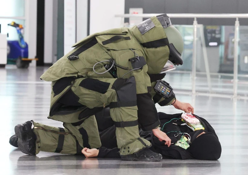 Hàn Quốc diễn tập ứng phó với khủng bố tại Hội nghị Cấp cao APEC