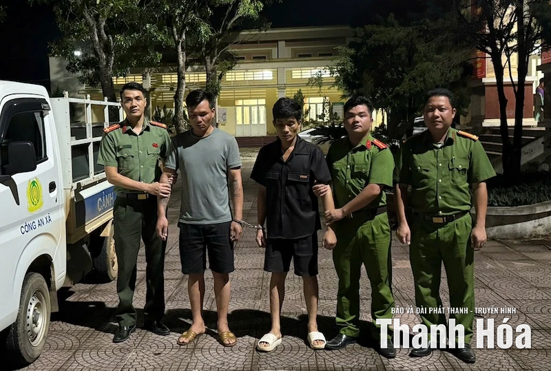 Tuần tra đêm, Công an xã Ngọc Trạo liên tiếp phát hiện 2 vụ liên quan đến ma túy