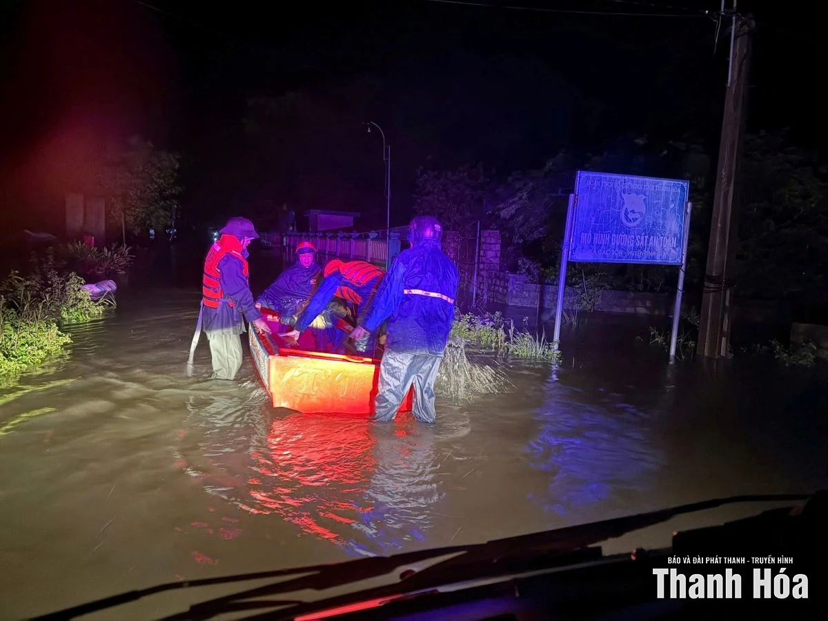 Khẩn trương khắc phục sự cố vỡ đê hữu sông Thị Long