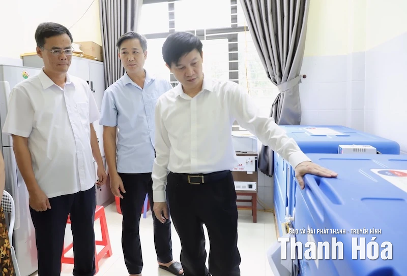 Kiểm tra công tác khắc phục hậu quả do mưa lũ tại một số cơ sở y tế