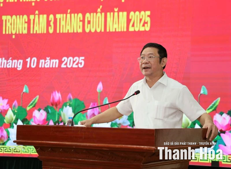 Ban Chấp hành Đảng bộ xã Triệu Sơn đánh giá nhiệm vụ 9 tháng năm 2025
