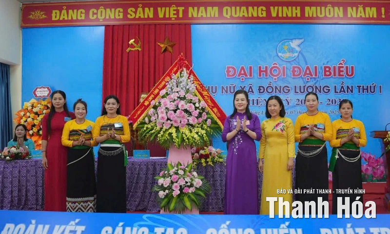 Đại hội đại biểu phụ nữ xã Đồng Lương lần thứ I, nhiệm kỳ 2025-2030