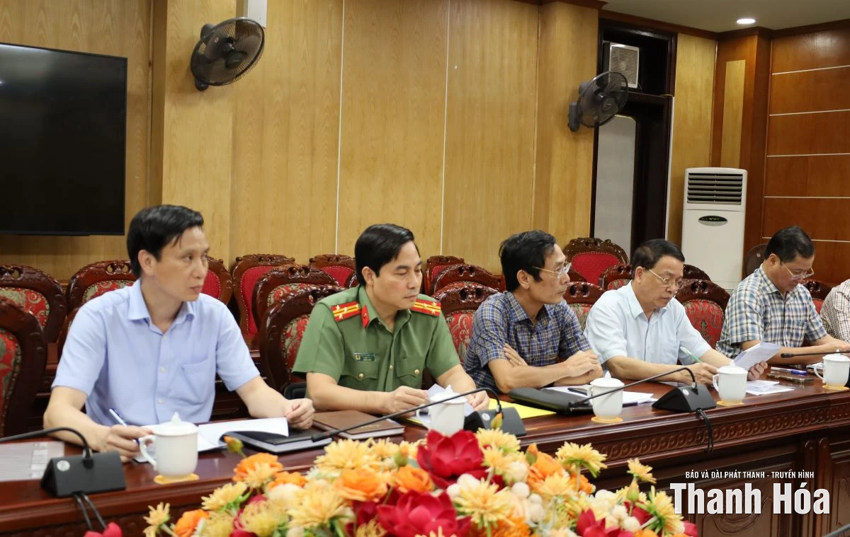 Hội nghị nghe báo cáo đề xuất đăng cai Năm Du lịch Quốc gia 2027 tại Thanh Hóa
