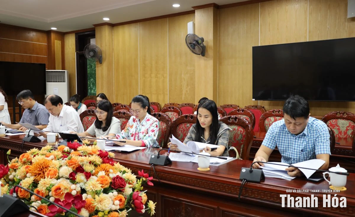 Hội nghị nghe báo cáo đề xuất đăng cai Năm Du lịch Quốc gia 2027 tại Thanh Hóa