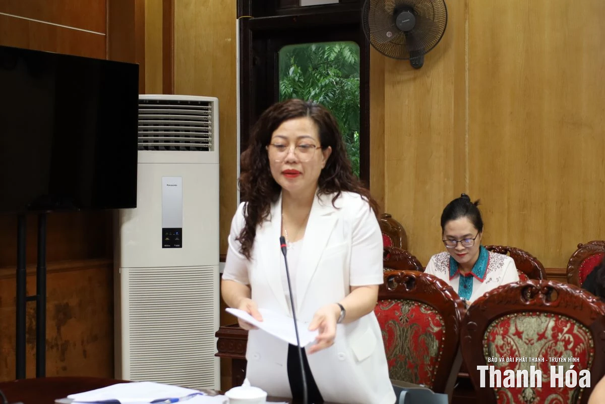 Hội nghị nghe báo cáo đề xuất đăng cai Năm Du lịch Quốc gia 2027 tại Thanh Hóa
