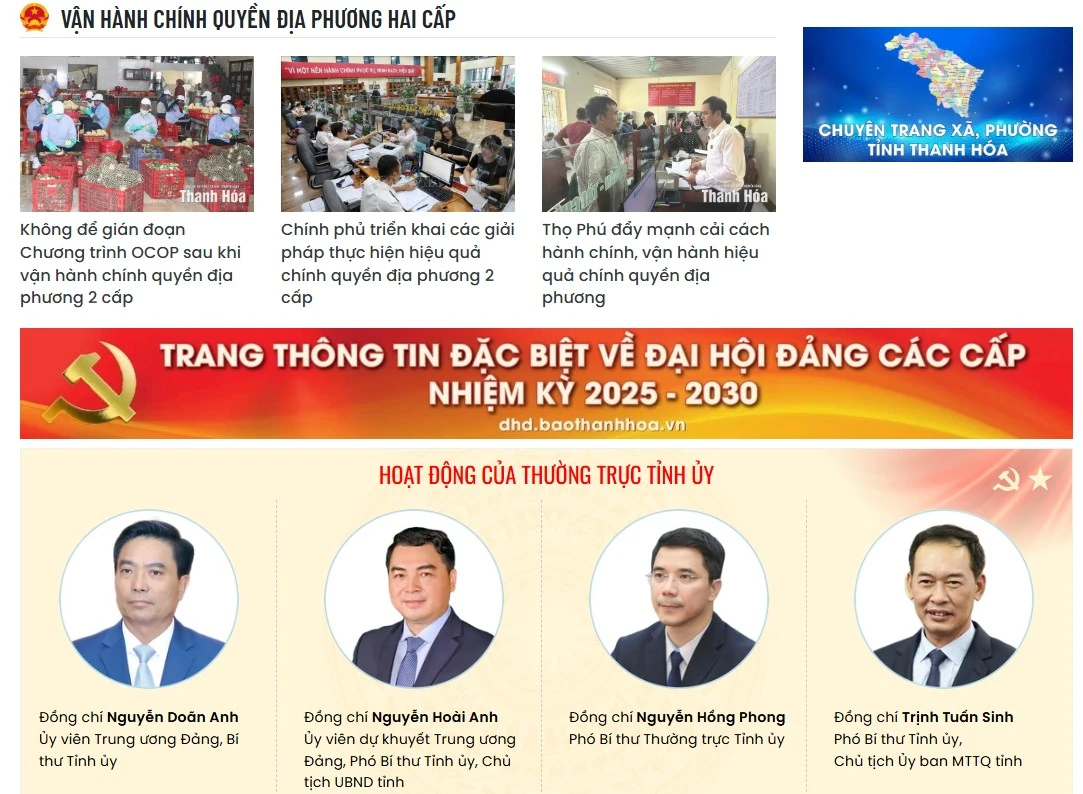 Báo điện tử Thanh Hóa đứng thứ 6 trong Top 20 báo Đảng địa phương về lượt truy cập tháng 9/2025