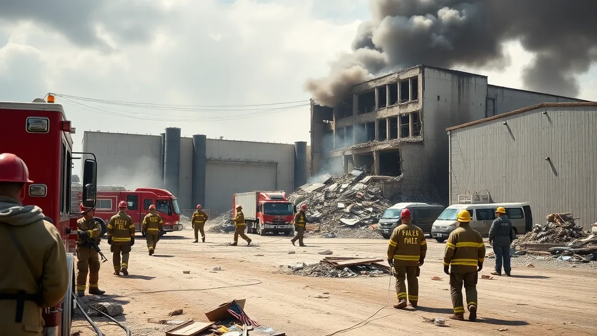 Không còn ai sống sót trong vụ nổ nhà máy thuốc nổ ở bang Tennessee, Mỹ