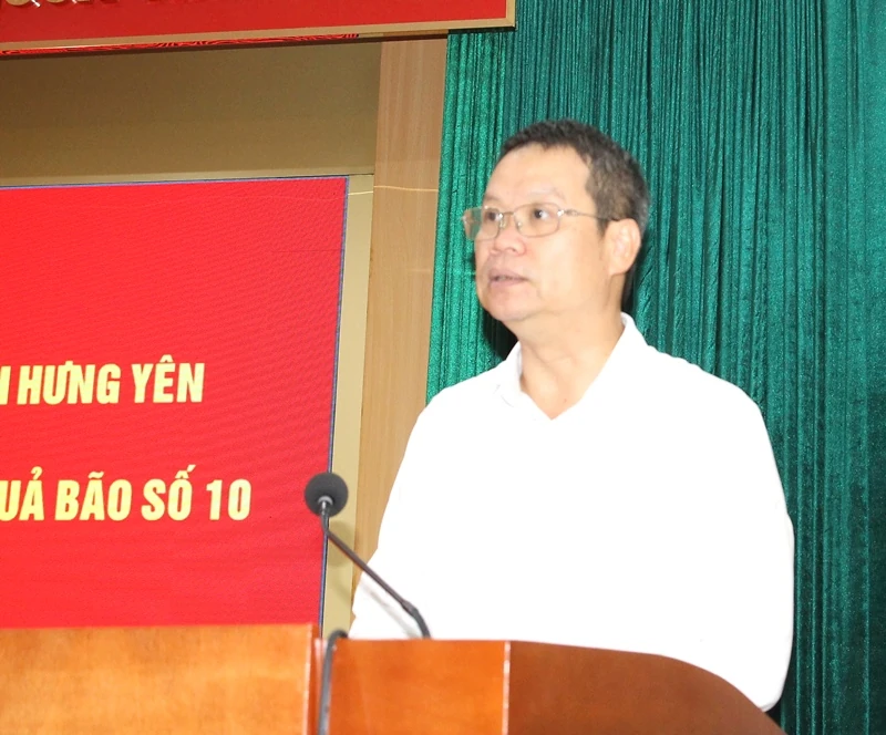 Tỉnh Hưng Yên hỗ trợ Nhân dân tỉnh Thanh Hóa 1,5 tỷ đồng khắc phục hậu quả bão số 10