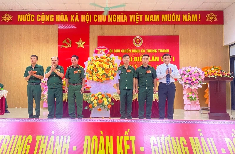 Đại hội đại biểu Hội CCB xã Trung Thành lần thứ I