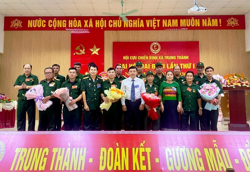 Đại hội đại biểu Hội CCB xã Trung Thành lần thứ I