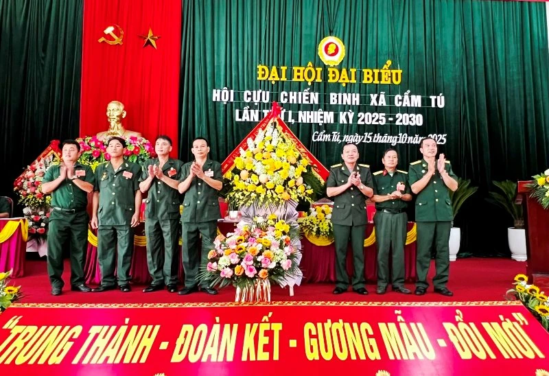 Đại hội đại biểu Hội cựu chiến binh xã Cẩm Tú