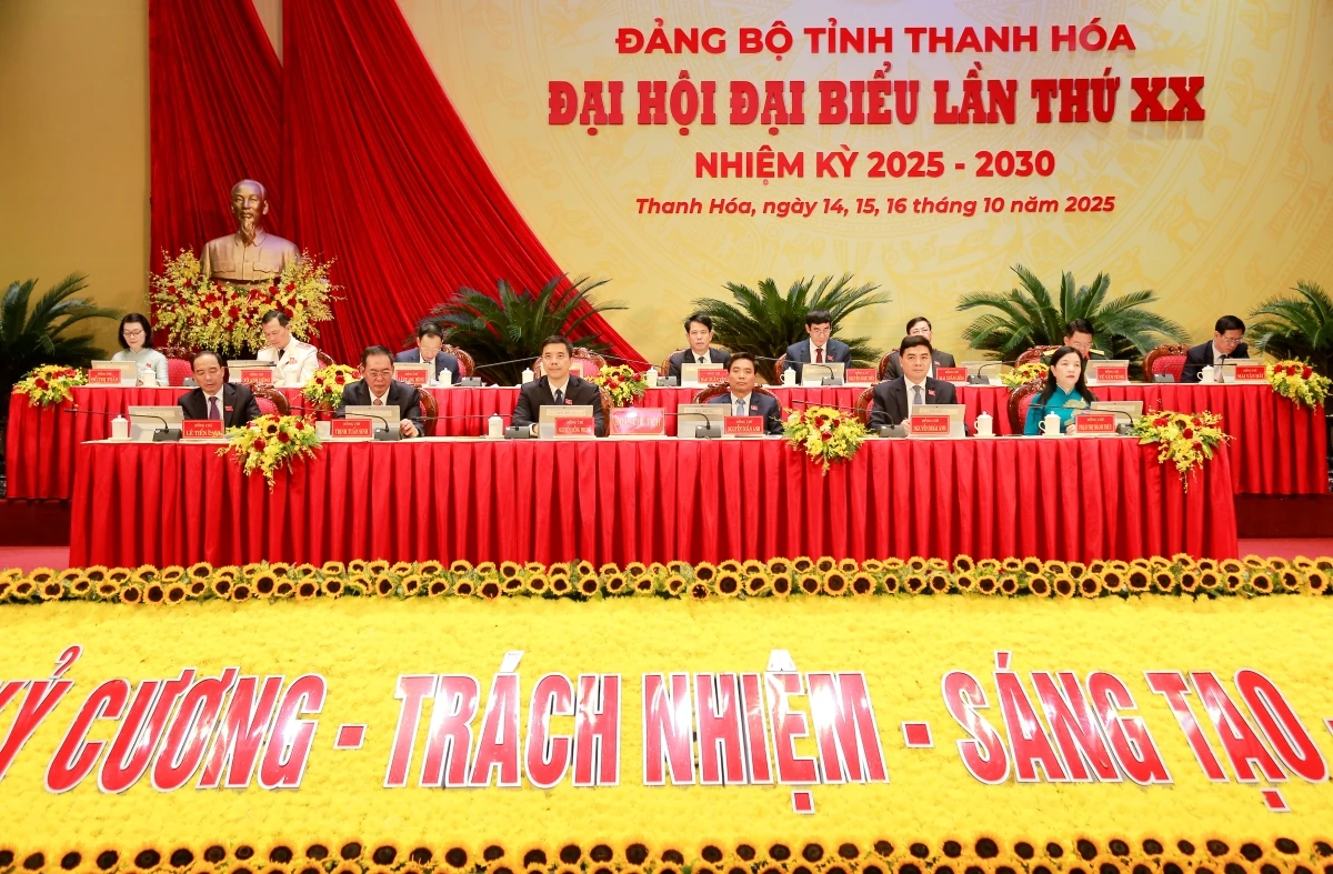 Đại hội đại biểu Đảng bộ tỉnh Thanh Hóa lần thứ XX, nhiệm kỳ 2025-2030 hoàn thành phiên trù bị
