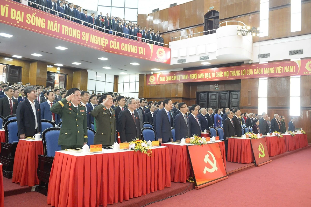 Khai mạc trọng thể Đại hội đại biểu Đảng bộ tỉnh Thanh Hóa lần thứ XX, nhiệm kỳ 2025-2030