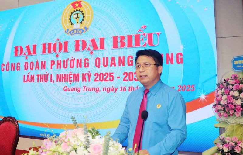Đại hội đại biểu Công đoàn phường Quang Trung lần thứ I, nhiệm kỳ 2025-2030