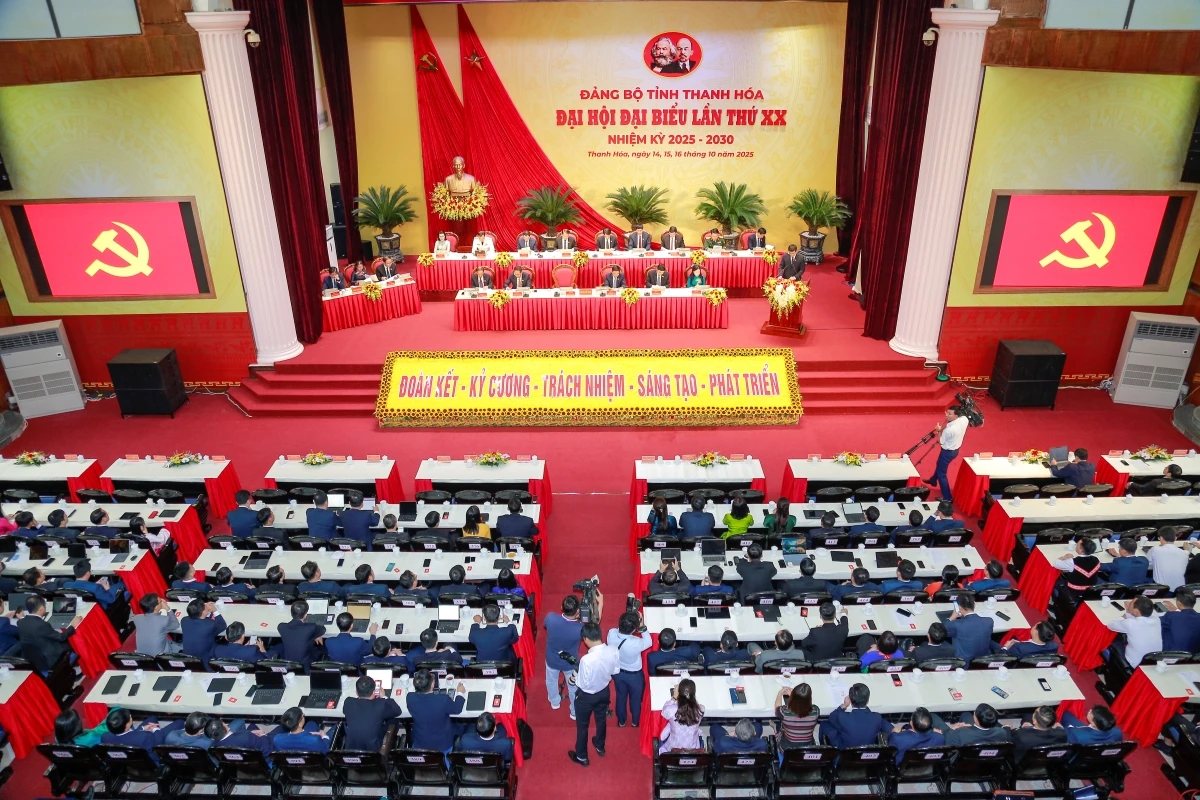 Phiên trù bị Đại hội đại biểu Đảng bộ tỉnh Thanh Hóa lần thứ XX, nhiệm kỳ 2025-2030