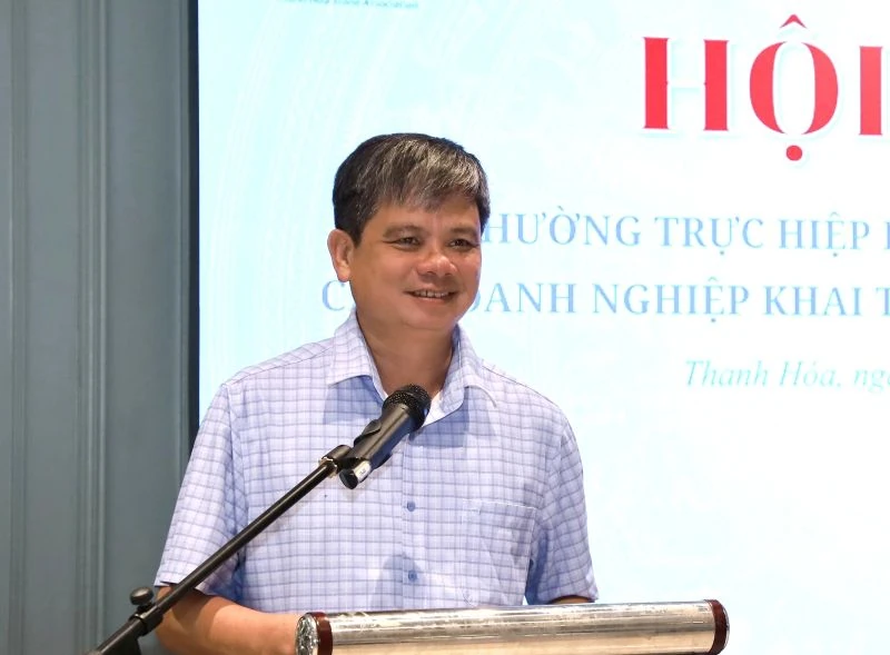 Hiệp hội Đá Thanh Hóa gặp gỡ doanh nghiệp khai thác đất, cát trên địa bàn tỉnh